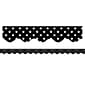 Teacher Created Resources Black Mini Polka Dots Border Trim, 35 Feet Per Pack, 6 Packs (TCR4671-6)