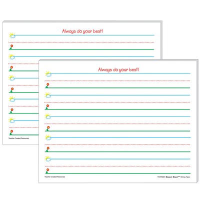 Teacher Created Resources Smart Start K-1 Writing Paper, 100 Sheets/Pack, 2 Packs (TCR76501-2)