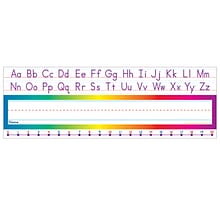 Scholastic Teacher Resources Alphabet / Number Line Name Plates, 12 x 4, 36 Per Pack, 3 Packs (TF-