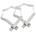 Toddler Tables Junior Seat Replacement Belt, White, Pack of 2 (TT-JB-2)