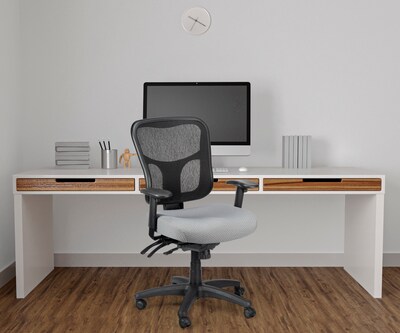 Tempur-Pedic® Ergonomic Mesh Mid-Back Task Chair, Gray (TP8000-GREY)