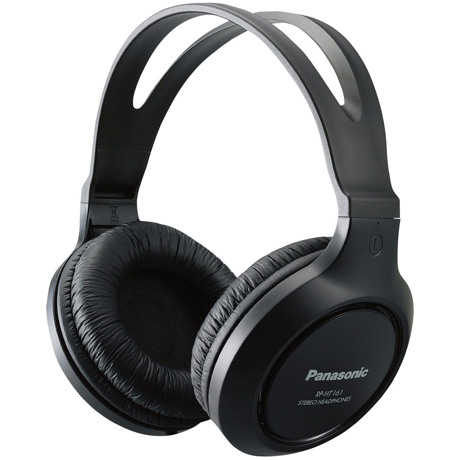 Panasonic Full-Size Over-Ear Wired Long-Cord Headphones (RP-HT161-K)