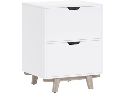 Thomasville Furniture Whitney 2-Drawer Lateral File Cabinet, Letter/Legal, White, 23.75 (SPLS-WHLF-