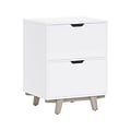 Thomasville Furniture Whitney 2-Drawer Lateral File Cabinet, Letter/Legal, White, 23.75 (SPLS-WHLF-