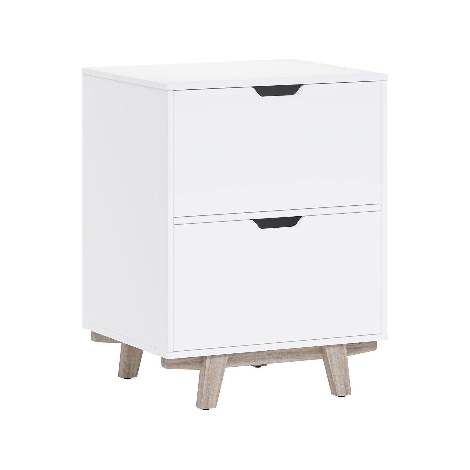 Thomasville Furniture Whitney 2-Drawer Lateral File Cabinet, Letter/Legal Size, 31.25H x 23.75W x 20D, White (SPLS-WHLF-TV)