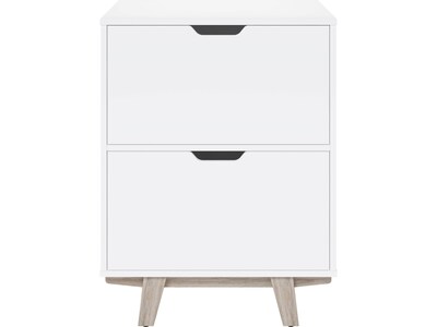 Thomasville Furniture Whitney 2-Drawer Lateral File Cabinet, Letter/Legal Size, 31.25"H x 23.75"W x 20"D, White (SPLS-WHLF-TV)