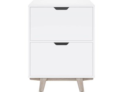 Thomasville Furniture Whitney 2-Drawer Lateral File Cabinet, Letter/Legal, White, 23.75" (SPLS-WHLF-TV)