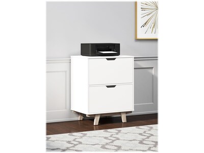 Thomasville Furniture Whitney 2-Drawer Lateral File Cabinet, Letter/Legal Size, 31.25"H x 23.75"W x 20"D, White (SPLS-WHLF-TV)