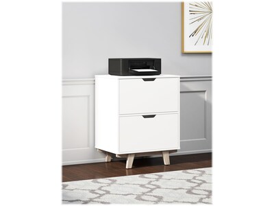 Thomasville Furniture Whitney 2-Drawer Lateral File Cabinet, Letter/Legal, White, 23.75" (SPLS-WHLF-TV)