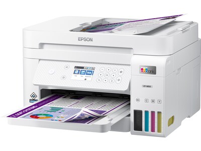 Epson EcoTank ET-3850 Wireless Color All-In-One Inkjet Printer (C11CJ61201)