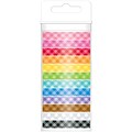 Doodlebug Gingham Monochromatic Washi Tape, 8mm x 12yds, 12/Pkg (MONOWT-4803)