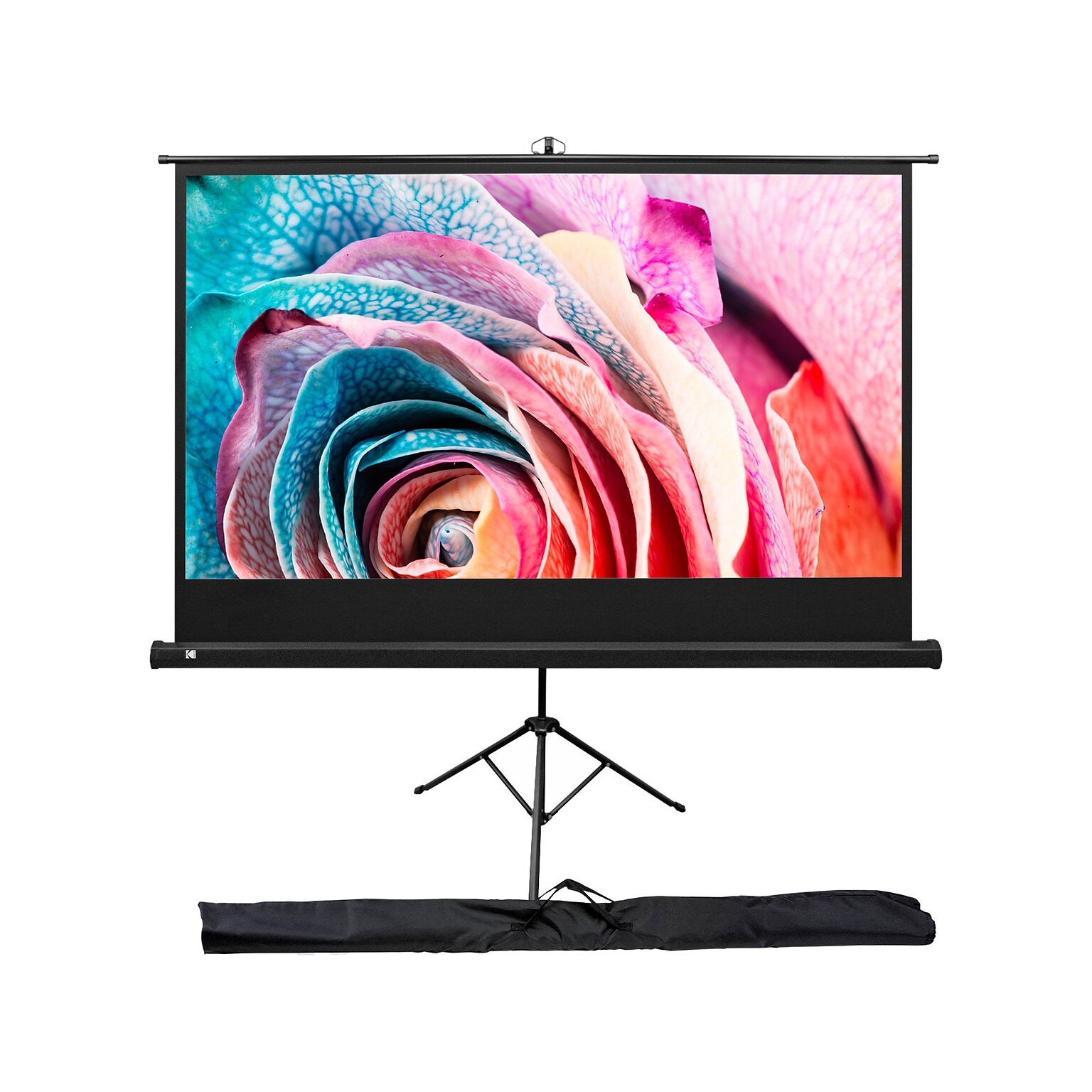 Kodak 100 Manual Tripod Projector Screen, Matte White (RODPJSTS100.16)