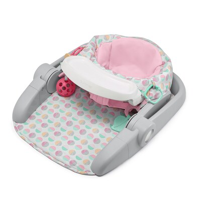 Summer Infant Learn-to-Sit Stages 3-position Fabric Kids Floor Seat, Sweet-and-Sour, Pink (13933)