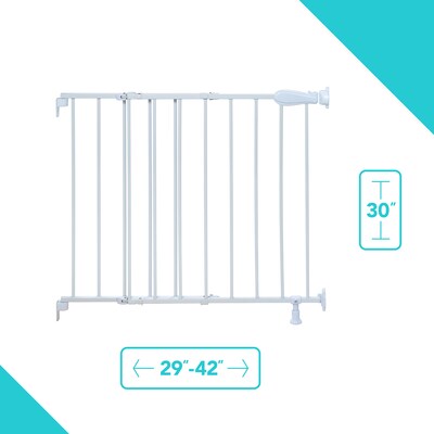 Summer Infant Top of Stairs Simple to Secure Metal Gate (27210B)