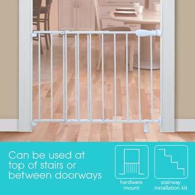 Summer Infant Top of Stairs Simple to Secure Metal Gate (27210B)