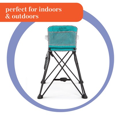 Summer Infant Pop N Dine High Chair 2.0, Aqua Sugar (22554)