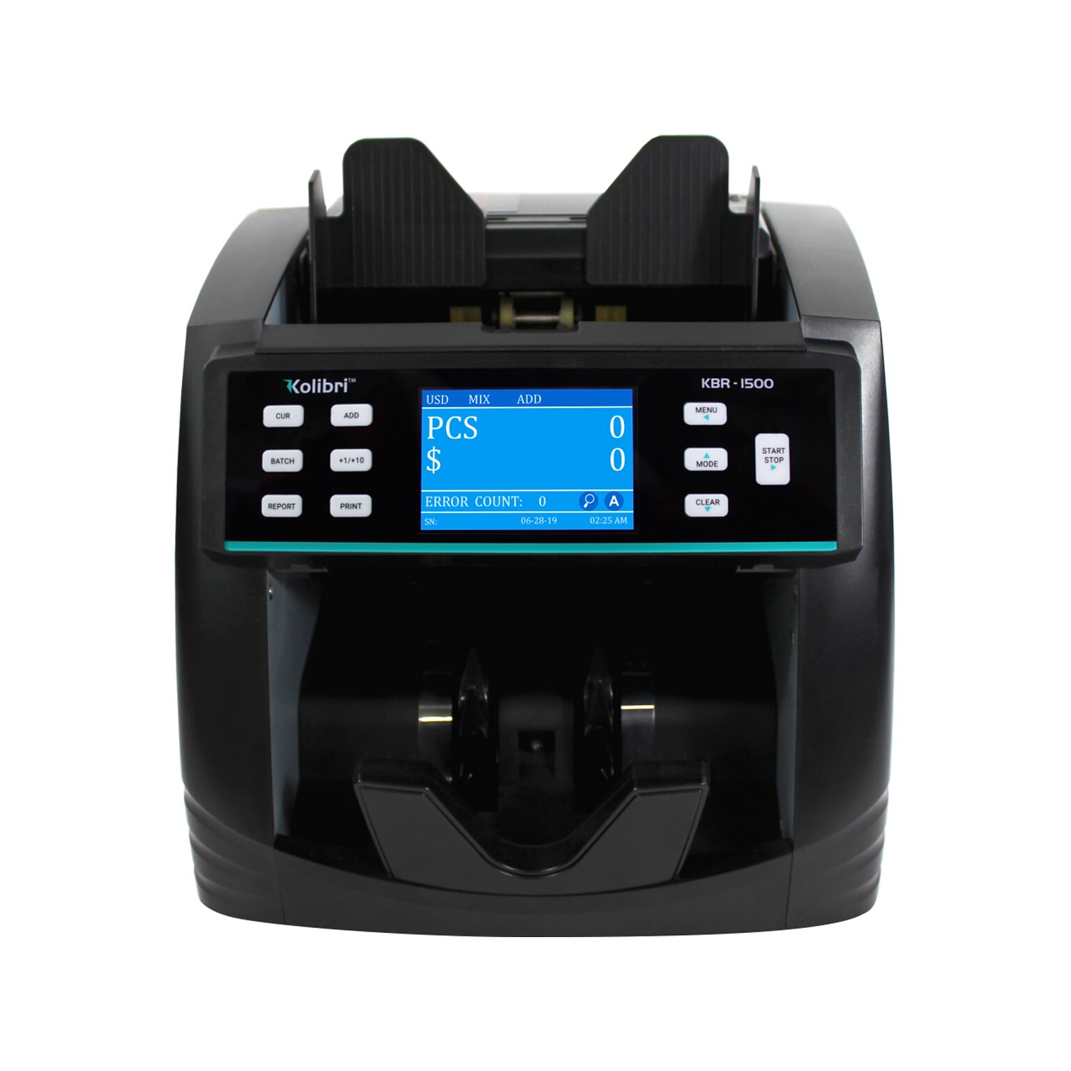 Kolibri Bill Counter, Black (KBR-1500)