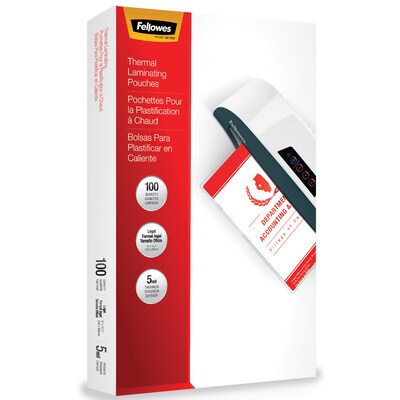 Quill Brand® 5 Mil Laminating Pouch, Legal Size, 14 1/2" x 9", 100 pack (5204501)