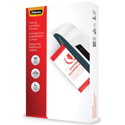 Quill Brand® 5 Mil Laminating Pouch, Legal Size, 14 1/2 x 9, 100 pack (5204501)