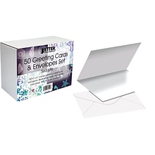Better Office Cards with Envelopes, 4 x 6, Sea Life, 50/Pack (64559-50PK)