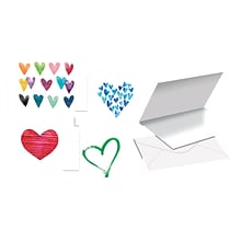 Better Office Cards with Envelopes, 4 x 6, Hearts, 100/Pack (64563-100PK)