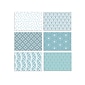 Better Office Cards with Envelopes, 4" x 6", Blue Hue Floral, 100/Pack (64566-100PK)