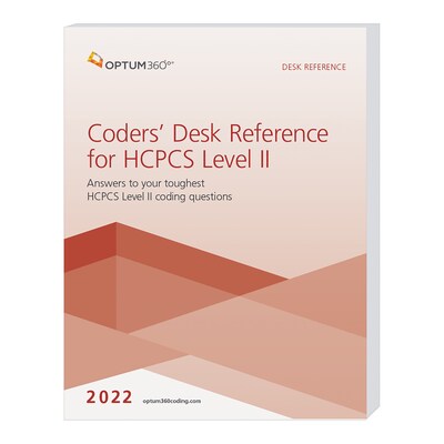 Optum360 2022 Coders’ Desk Reference for HCPCS Level II, Softbound (CDRH22)