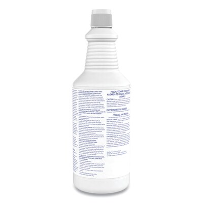Crew Neutral Non-Acid Bowl and Bathroom Disinfectant, 32 oz Squeeze Bottle, 12/Carton