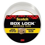 Scotch® Box Lock™ Shipping Packing Tape, 1.88 in x 54.6 yds., Clear (3950)