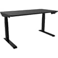 Hanover 24- 49 Adjustable Sit or Stand Assembled Electric Desk with Adjustable and Programmable He