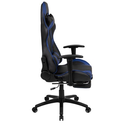 Flash Furniture X30 Ergonomic LeatherSoft Swivel Gaming Chair, Blue (CH187230BL)