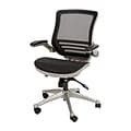 Flash Furniture Warfield Ergonomic Mesh Swivel Mid-Back Executive Office Chair, Black with Graphite