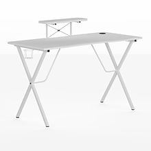 Flash Furniture 52W Gaming Desk, White (NANRSG1031WH)