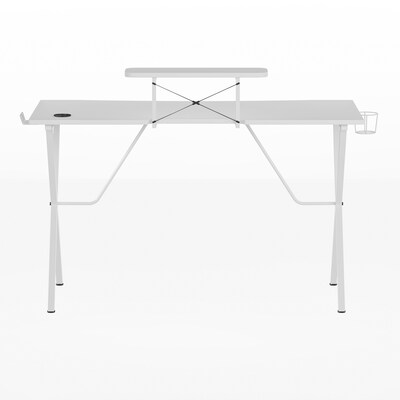 Flash Furniture 52"W Gaming Desk, White (NANRSG1031WH)