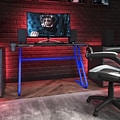 Flash Furniture 52W Gaming Ergonomic Desk, Blue (NANRSG1030BL)