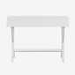 Flash Furniture 42" Home Office Writing Computer Desk with Open Storage Compartments, White (GCMBLK61WH)