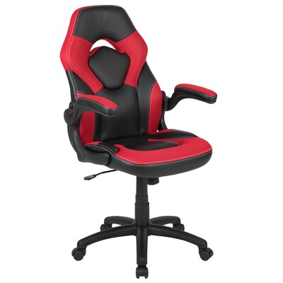 Flash Furniture 52" Gaming Desk and Red/Black Racing Chair Set, Black (BLNX10RSG1031RD)