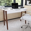 Flash Furniture 42 Home Office Writing Computer Desk with Drawer, White (GCMBLK60WHWAL)