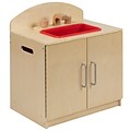 Flash Furniture Childrens Wooden Kitchen Sink for Commercial or Home Use - Safe, Kid Friendly Design (MKDP002)