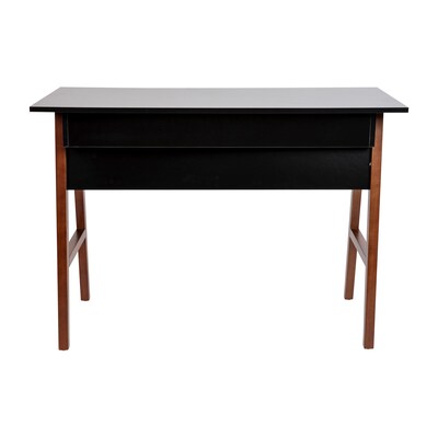 Flash Furniture 42" Home Office Writing Computer Desk with Drawer, Black (GCMBLK60BKWAL)