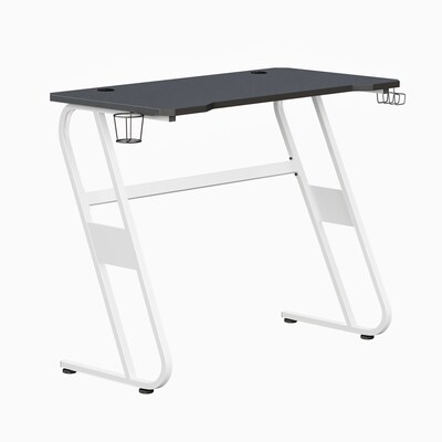 Flash Furniture 52W Gaming Ergonomic Desk, Black (NANRSG1030WH)