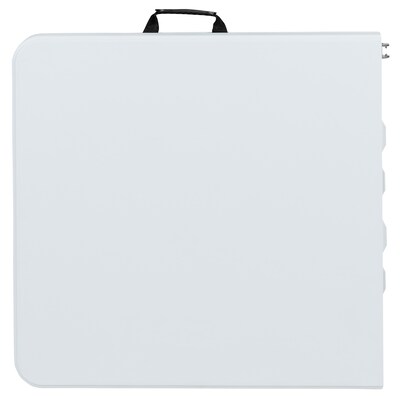 Flash Furniture Kathryn Folding Table, 47.5" x 23.75", Granite White (RB2448ADJ2)