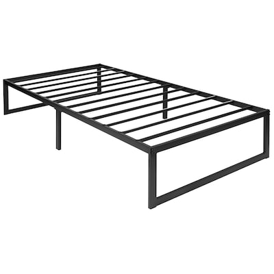 Flash Furniture Lana 14 Inch Metal Platform Bed Frame, Twin (XUBD10001T)