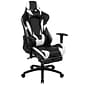 Flash Furniture 52"W Gaming Desk and Black Footrest Reclining Gaming Chair Set, Black (BLNX30RSG1031BK)