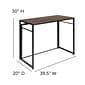 Flash Furniture 40"W Rustic Home Office Folding Computer Desk, Wood Grain (JBYJ354F)