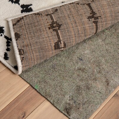 Flash Furniture Minnie Slide-Stop® Polyester 8' x 10' Rectangular Rug Pad, Gray (AFA110810F810GR)