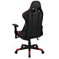 Flash Furniture X20 Ergonomic LeatherSoft Swivel Reclining Gaming Chair, Red (CH1872301RED)