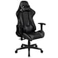 Flash Furniture X20 Ergonomic LeatherSoft Swivel Reclining Gaming Chair, Gray (CH1872301GY)