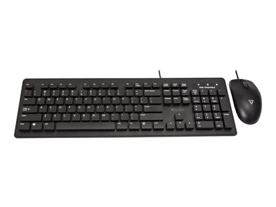 V7 CKU700US Keyboard, Black  (8GY681)