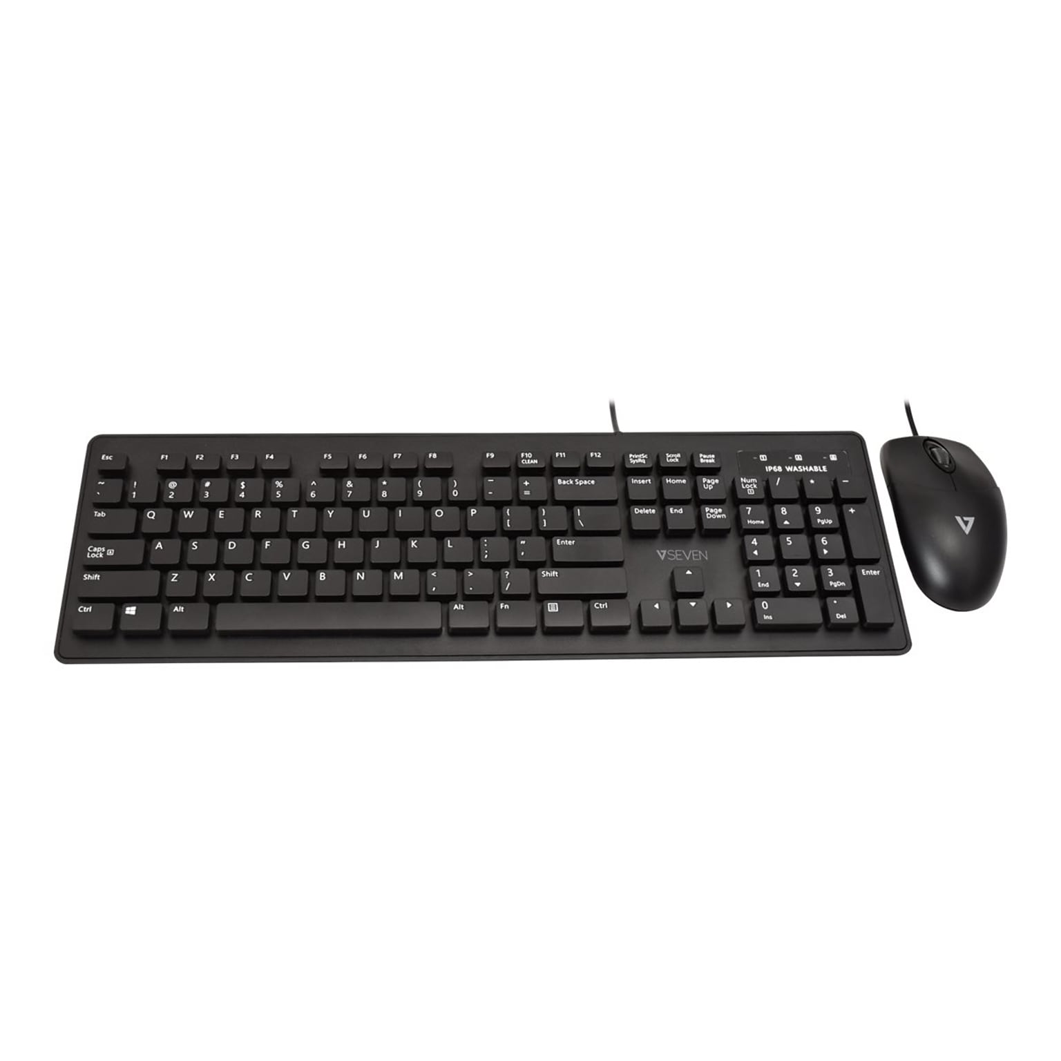 V7 CKU700US Keyboard, Black  (8GY681)